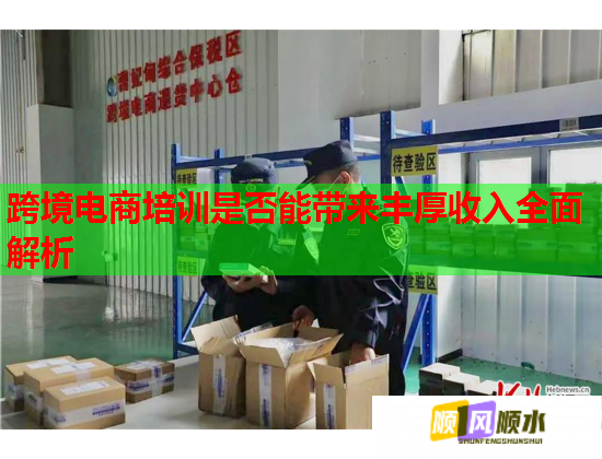 跨境电商培训是否能带来丰厚收入全面解析  第1张