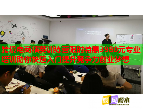 跨境电商精英训练营限时特惠3980元专业培训助你快速入门提升竞争力创业梦想